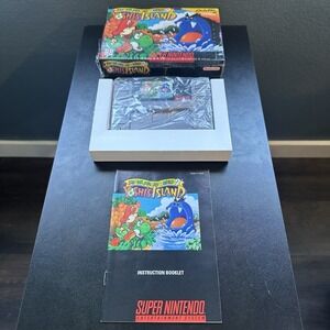 Yoshi's Island Super Mario World 2 SNES CIB Factory Wrapped 95% Partially Sealed